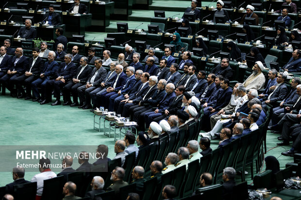 مراسم بزرگداشت شهدای خدمت در مجلس شورای اسلامی