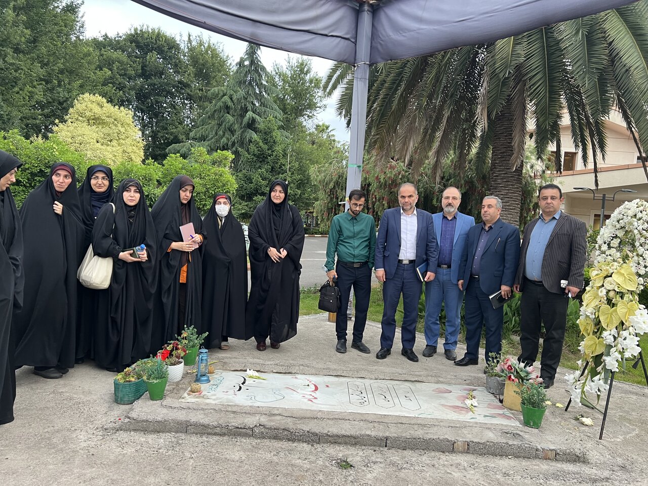 تجدید میثاق اهالی رسانه گیلان با شهید گمنام