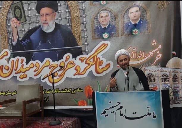 شهید رئیسی مرد میدان عمل بود