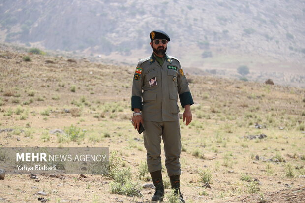 مانور بزرگ اطفا حریق در جنگل‌ها و مراتع کرمانشاه