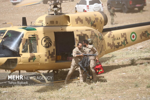 مانور بزرگ اطفا حریق در جنگل‌ها و مراتع کرمانشاه