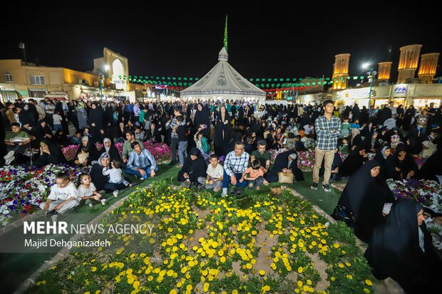 مراسم بزرگداشت شهید رئیسی و شهدای خدمت در یزد