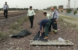 جان باختن مرد ۵۵ ساله در حادثه برخورد با قطار درگلستان