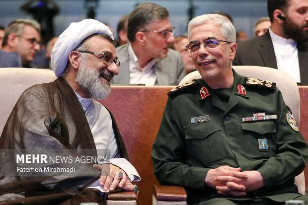سردار سرلشکر محمد باقری رئیس ستاد کل نیروهای مسلح در اولین کنگره الگوی حکمرانی شهید سید ابراهیم رییسی