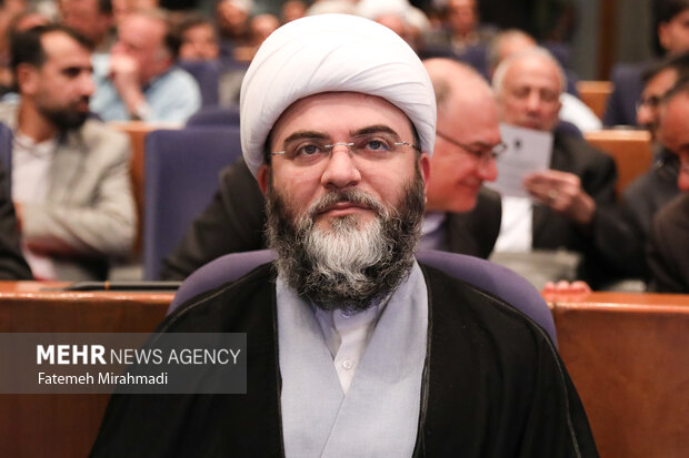  حجت‌ الاسلام محمّد قمی رییس سازمان تبلیغات اسلامی در اولین کنگره الگوی حکمرانی شهید سید ابراهیم رییسی