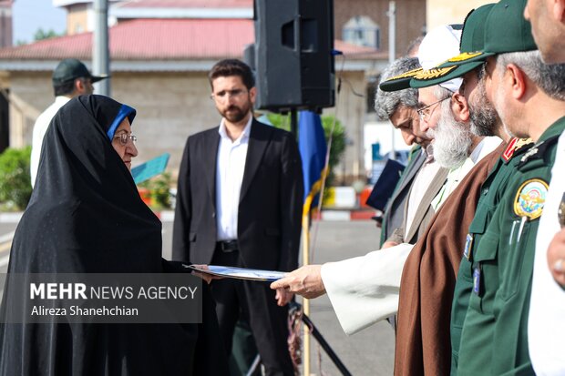 صبحگاه مشترک نیروهای مسلح گیلان