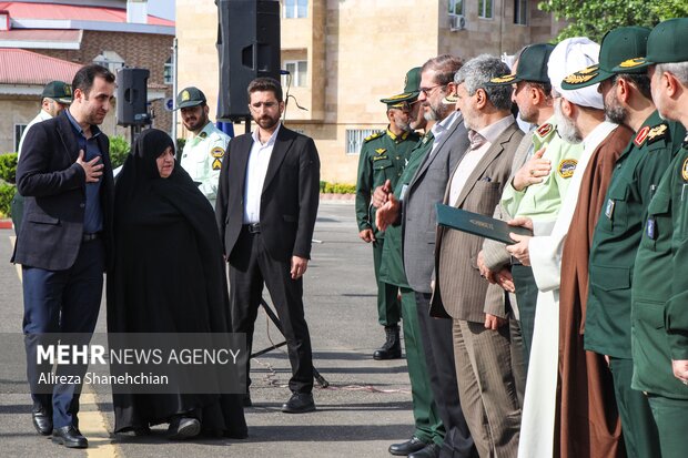 صبحگاه مشترک نیروهای مسلح گیلان