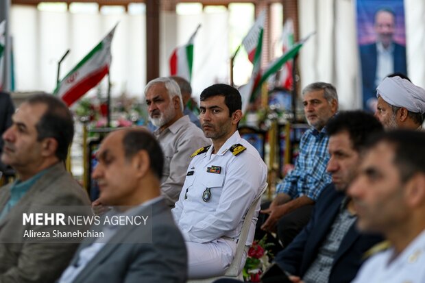 آئین نکوداشت ۲۶۲ شهید عملیات بیت المقدس در گلزار شهدای رشت
