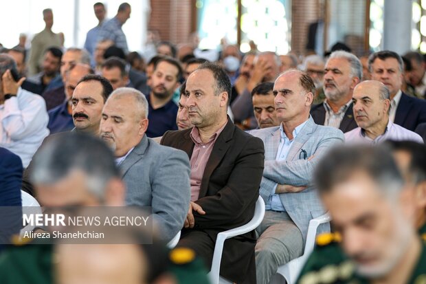 آئین نکوداشت ۲۶۲ شهید عملیات بیت المقدس در گلزار شهدای رشت