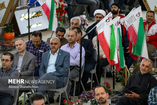 آئین نکوداشت ۲۶۲ شهید عملیات بیت المقدس در گلزار شهدای رشت