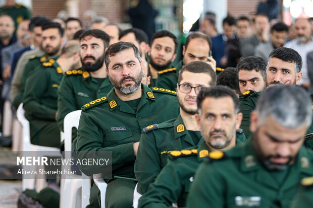 آئین نکوداشت ۲۶۲ شهید عملیات بیت المقدس در گلزار شهدای رشت