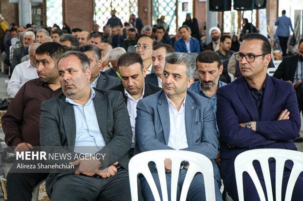 آئین نکوداشت ۲۶۲ شهید عملیات بیت المقدس در گلزار شهدای رشت