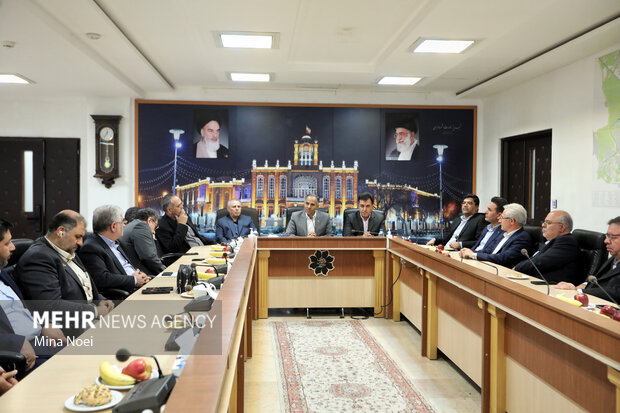 آیین انعقاد تفاهم نامه مالی خط دوم قطار شهری تبریز