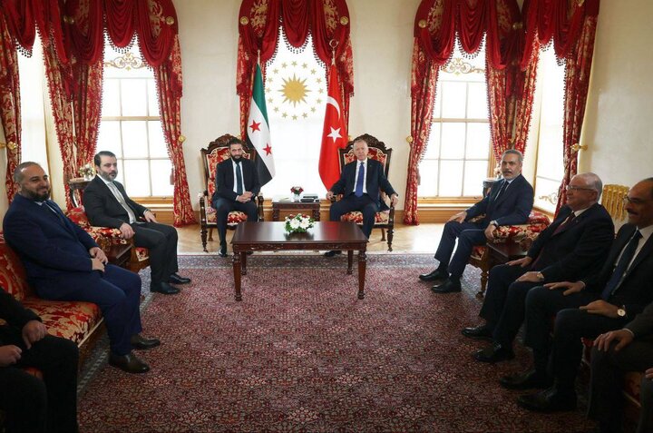 محورهای دیدار «جولانی» با «اردوغان»