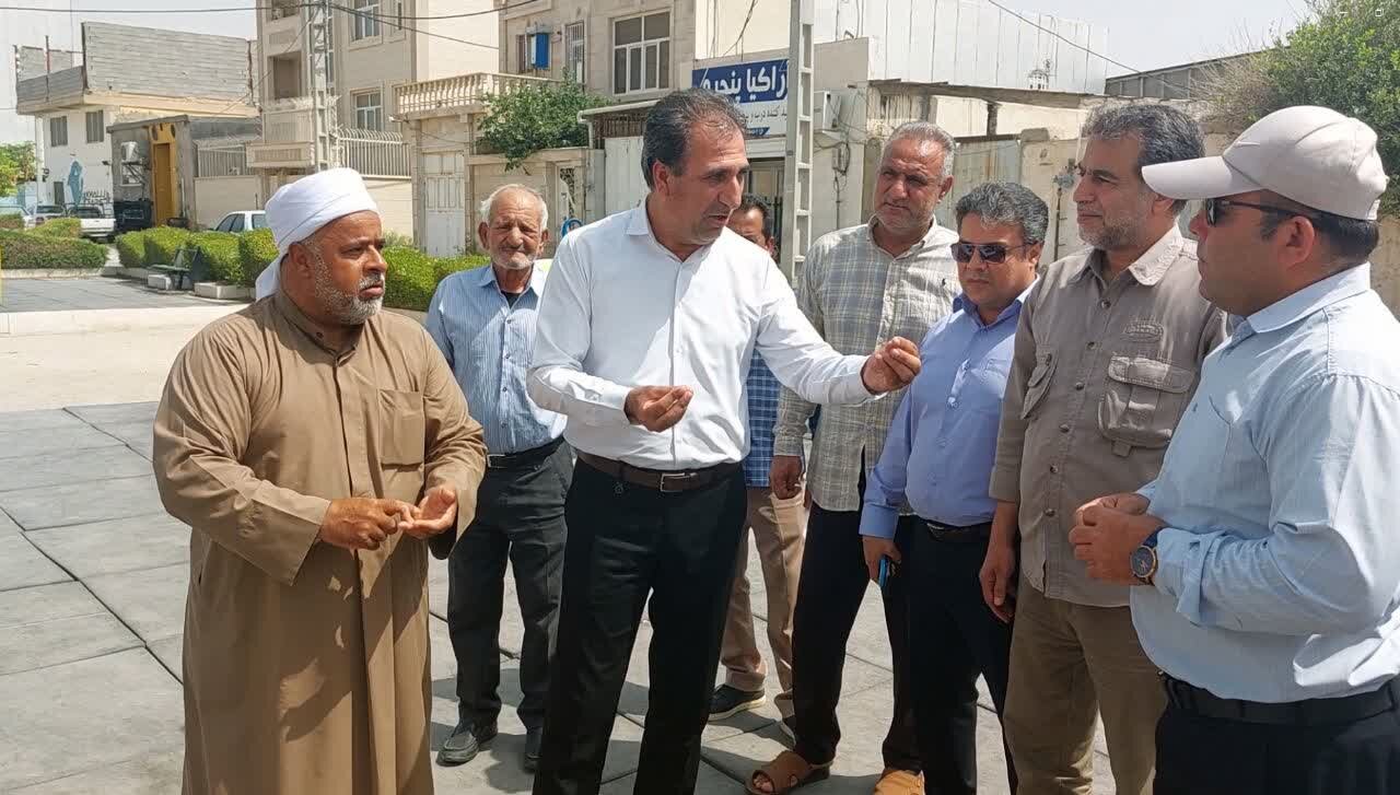 گناوه،ساكنان،محله،بازديد،مشكلات،اجراي،طرح،ميداني