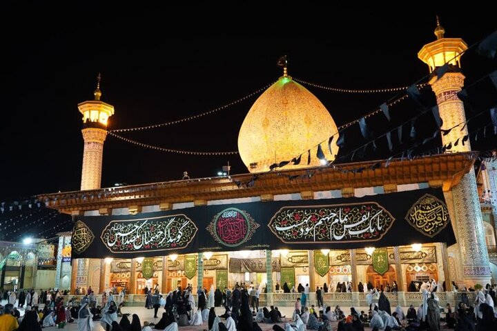 اقامه عزای شهادت امام جواد(ع) در حرم مطهر حضرت شاهچراغ(ع)