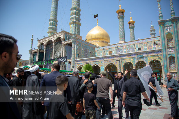 مراسم تشییع آیت الله یوسف پور در قم