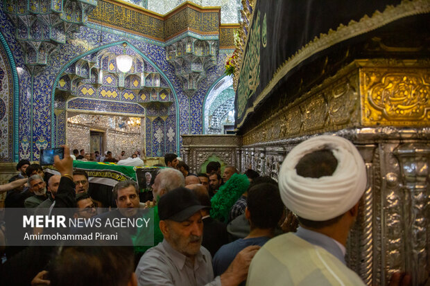 مراسم تشییع آیت الله یوسف پور در قم