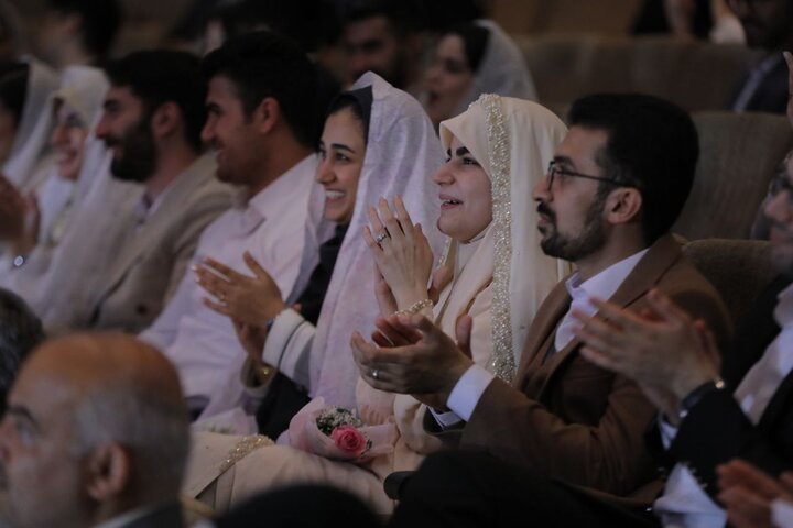 جشن ازدواج ۴۰ زوج دانشجو در تهران برگزار شد