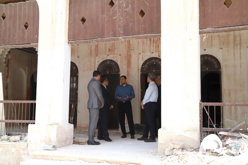 مرمت بنای تاریخی کتابخانه عمومی مصلحیان بوشهر ادامه دارد