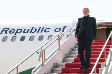 Iran's President Pezeshkian arrives in Muscat on state visit