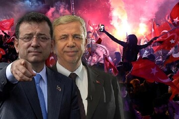 گردبوونەوەی هەزاران کەس لە ئەنقەرە بۆ ئازادی ئیمام ئۆغڵۆ