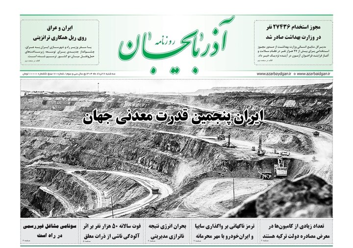 روزنامه های آذربایجان‌شرقی