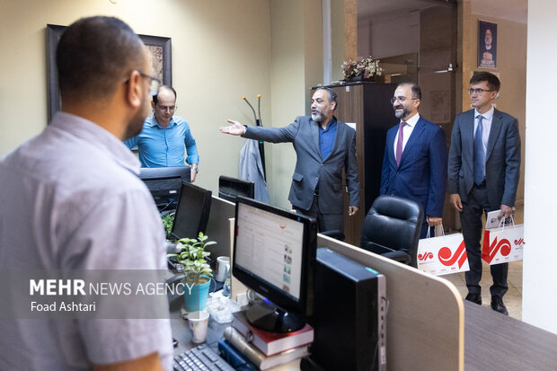 بازدید معاون سفیر روسیه در تهران از خبرگزاری مهر