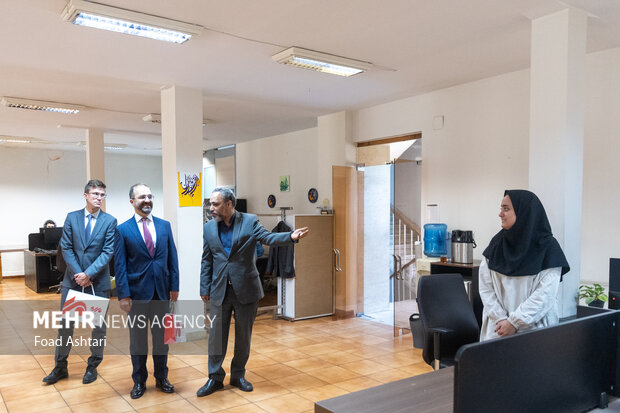 بازدید معاون سفیر روسیه در تهران از خبرگزاری مهر