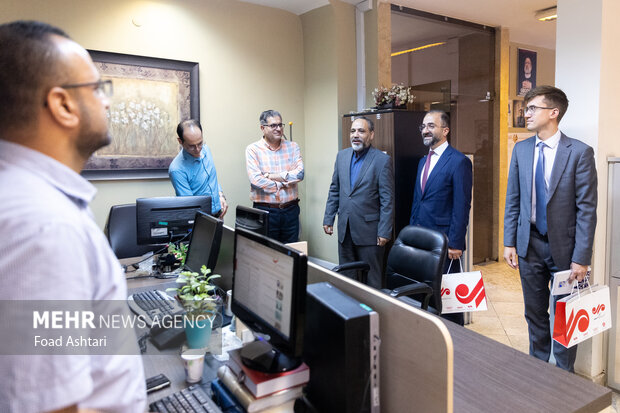 بازدید معاون سفیر روسیه در تهران از خبرگزاری مهر