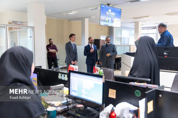 بازدید معاون سفیر روسیه در تهران از خبرگزاری مهر