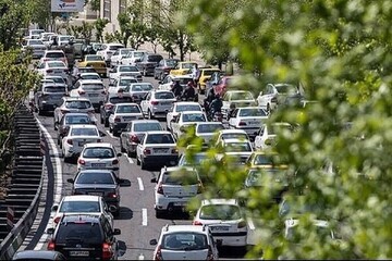 وضعیت ترافیک صبحگاهی معابر و بزرگراه‌های تهران