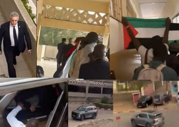 VIDEO: Israel ambassador pulled out of Senegal university