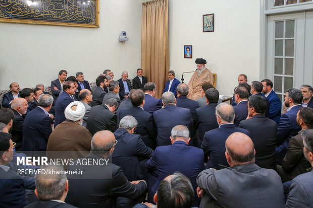 دیدار وزیر کشور و استانداران با رهبر معظم انقلاب اسلامی