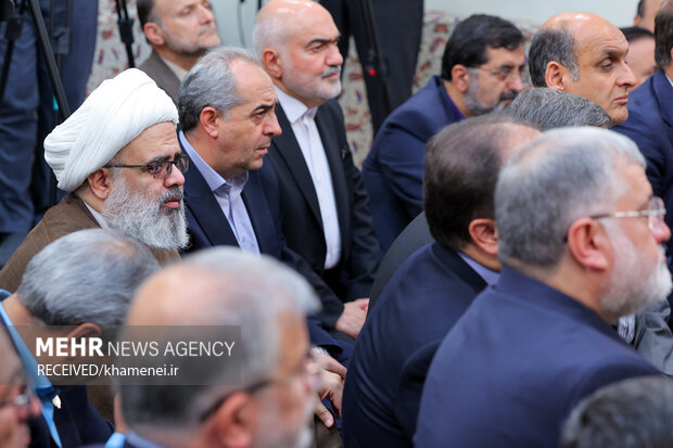 دیدار وزیر کشور و استانداران با رهبر معظم انقلاب اسلامی