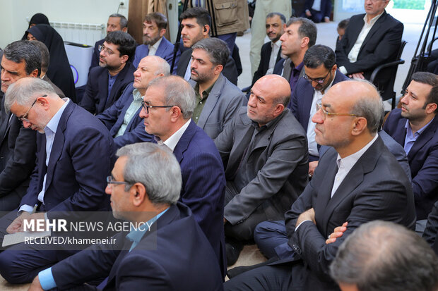 دیدار وزیر کشور و استانداران با رهبر معظم انقلاب اسلامی