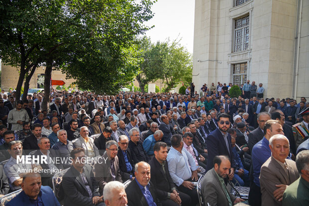 تشییع پیکر «قاضی شهید احسان باقری» در شیراز