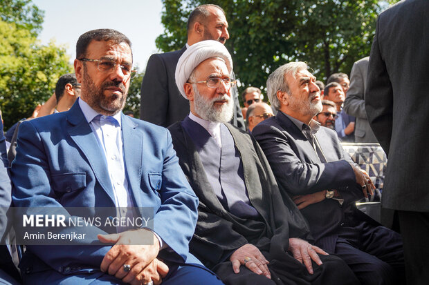 تشییع پیکر «قاضی شهید احسان باقری» در شیراز