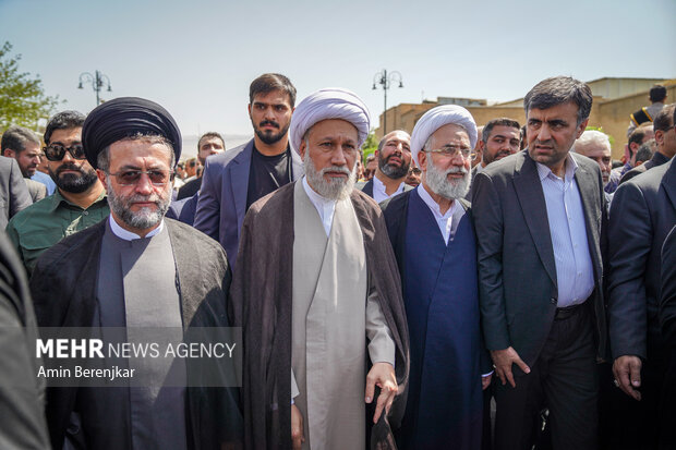 تشییع پیکر «قاضی شهید احسان باقری» در شیراز