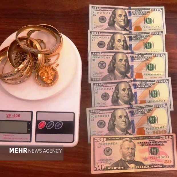 دستگیری سارق طلا و دلار در باغستان شهریار