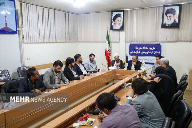 آئین معارفه مدیر خبرگزاری مهر خراسان رضوی در مشهد