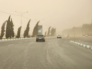 زندگی کرمانی ها زیر سایه ریزگردها و طوفان شن؛ ماسک بزنید