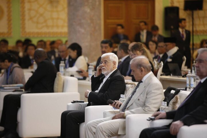 گفت‌وگوی مشترک عارف و نواز شریف در حاشیه اجلاس حفاظت از یخچال‌ها