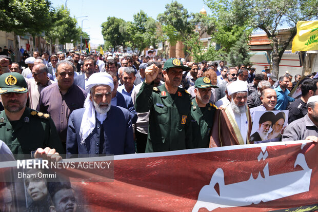 راهپیمایی ضدصهیونیستی «جمعه خشم» در سنندج