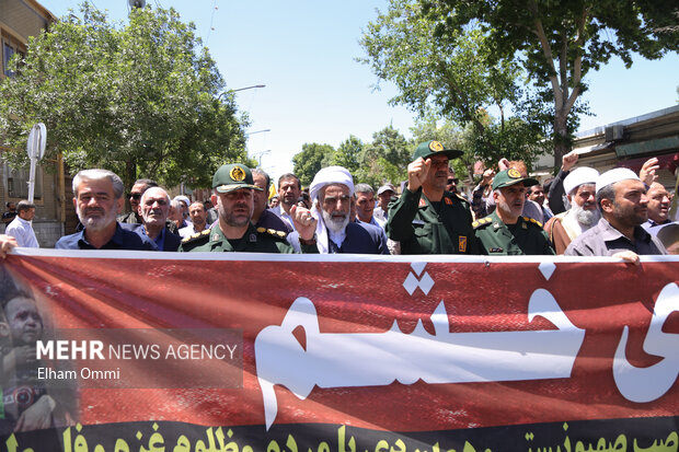 راهپیمایی ضدصهیونیستی «جمعه خشم» در سنندج
