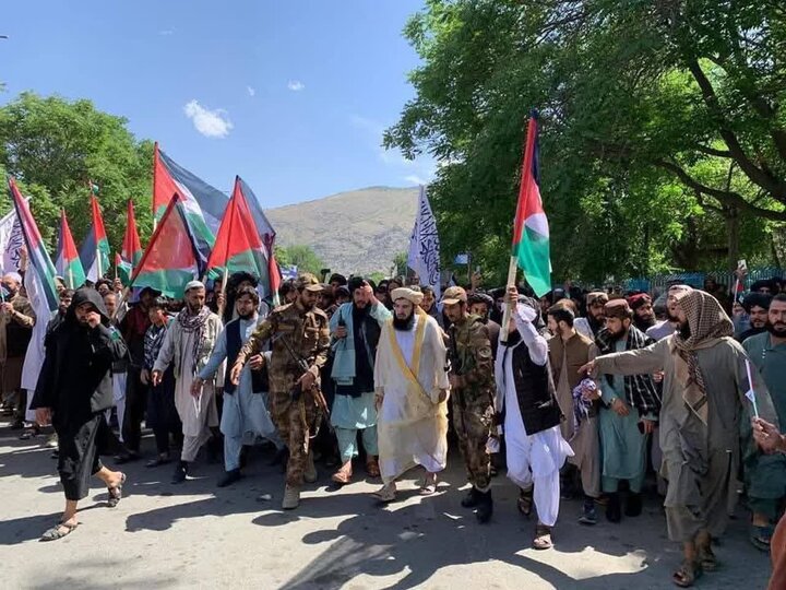 تظاهرات حمایت از غزه در افغانستان+ عکس