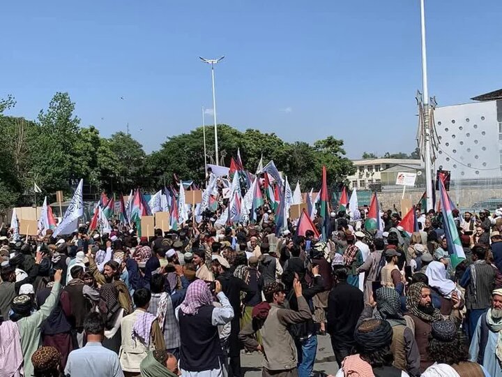 Pro-Palestine protests in​ Afghanistan