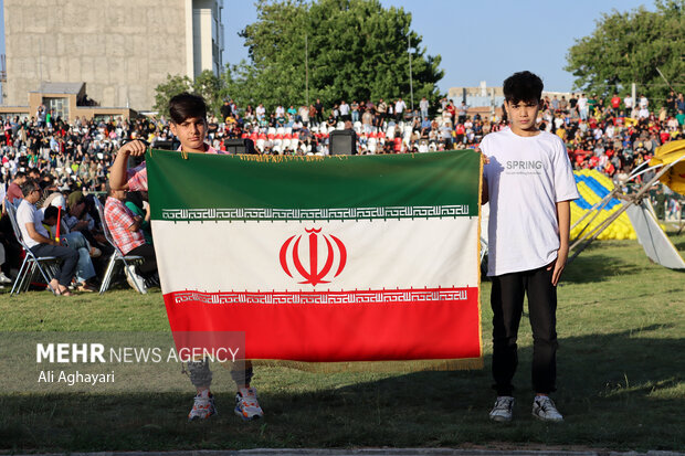 جشن صعود نود ارومیه به لیگ دسته یک فوتبال کشور