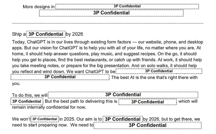 سخت افزار اوپن ای آی هوش مصنوعی را به زندگی فرد تزریق می کند