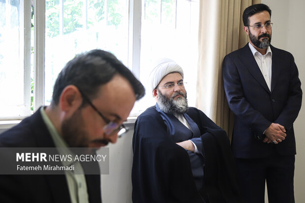 بازدیدحجت‌الاسلام محمد قمی ازمحل آزمون استخدامی سازمان تبلیغات اسلامی